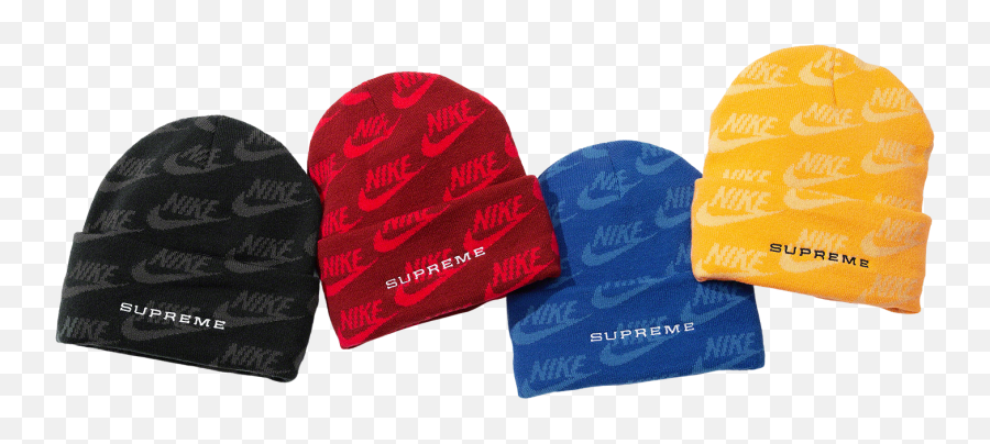Details Supreme Jacquard - Supreme Nike Jaquard Beanie Emoji,Red Nike Logo