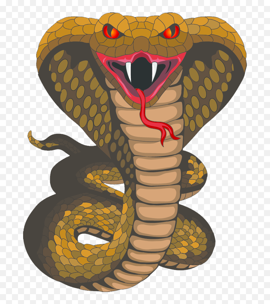King Cobra Clipart - King Cobra Drawing Art Emoji,Cobra Clipart