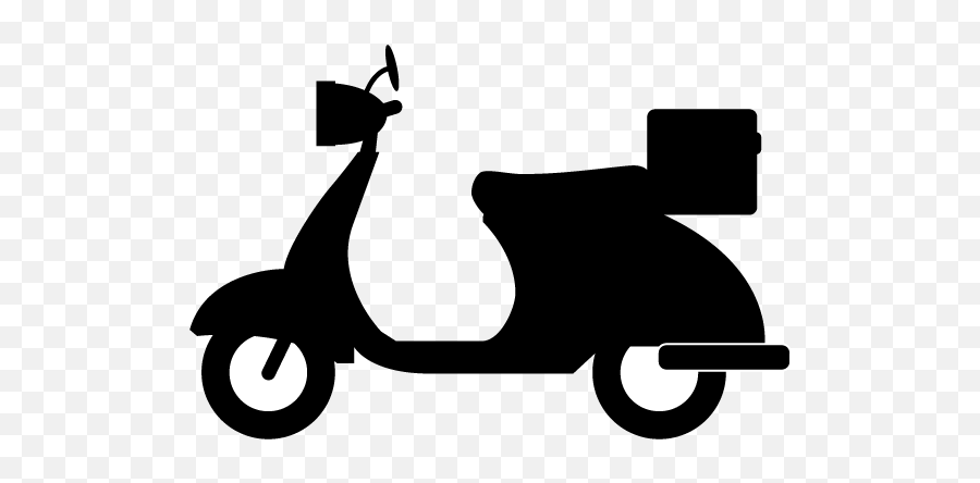 Download Compact Motorcycle - Clipart Scooter Png Emoji,Motorcycle Clipart