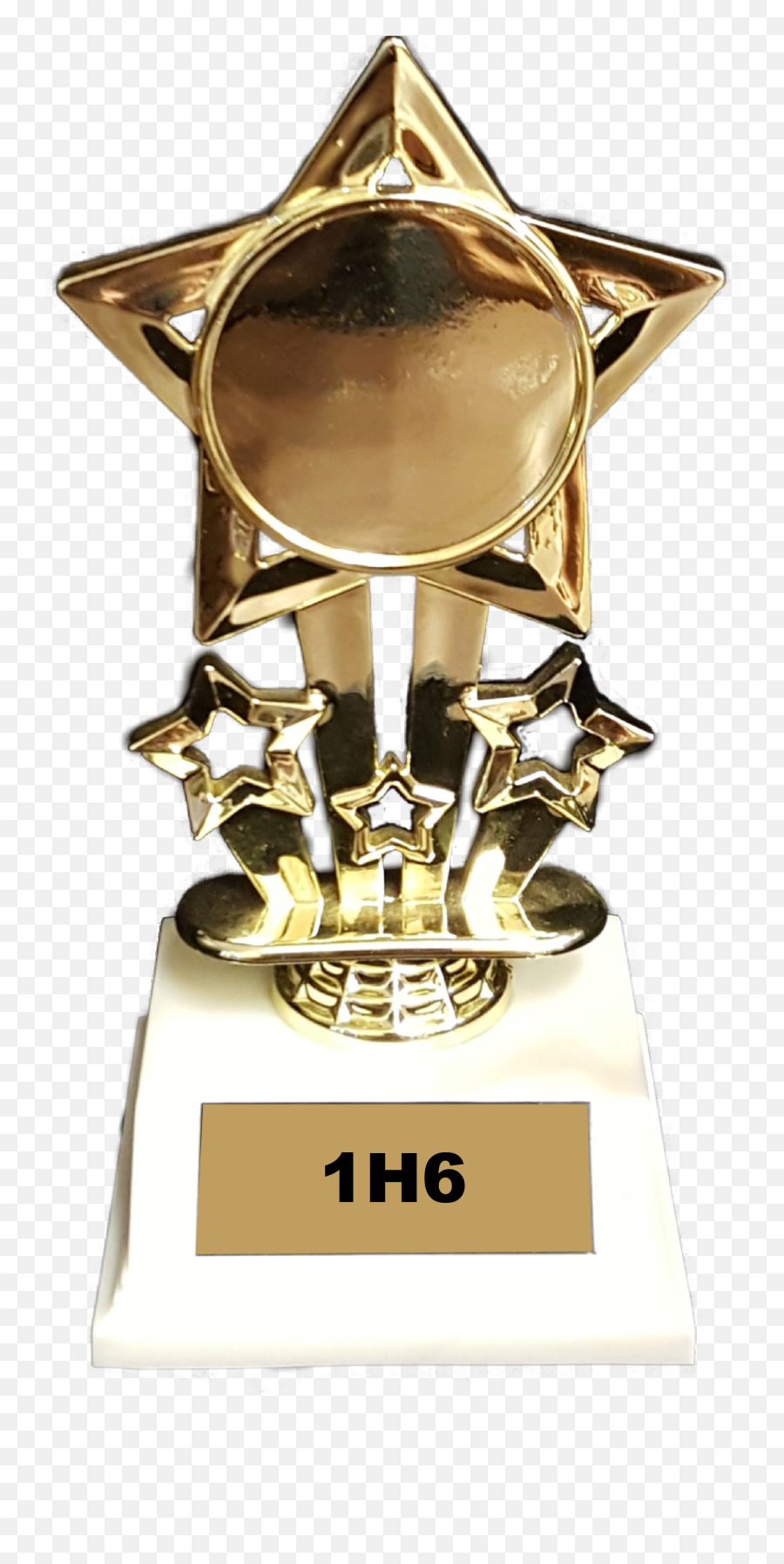 Sporting Goods Personalised Logo Wooden Pillar Trophy Award - Solid Emoji,Trophy Logo