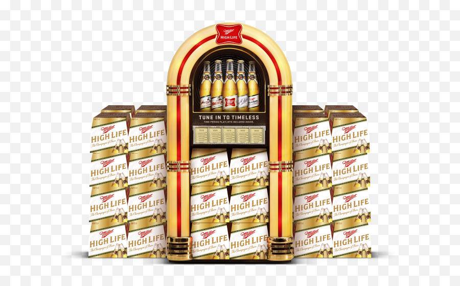 Miller High Life Tune In To Timeless - Illujustratecom Jukebox Miller High Life Emoji,Miller High Life Logo
