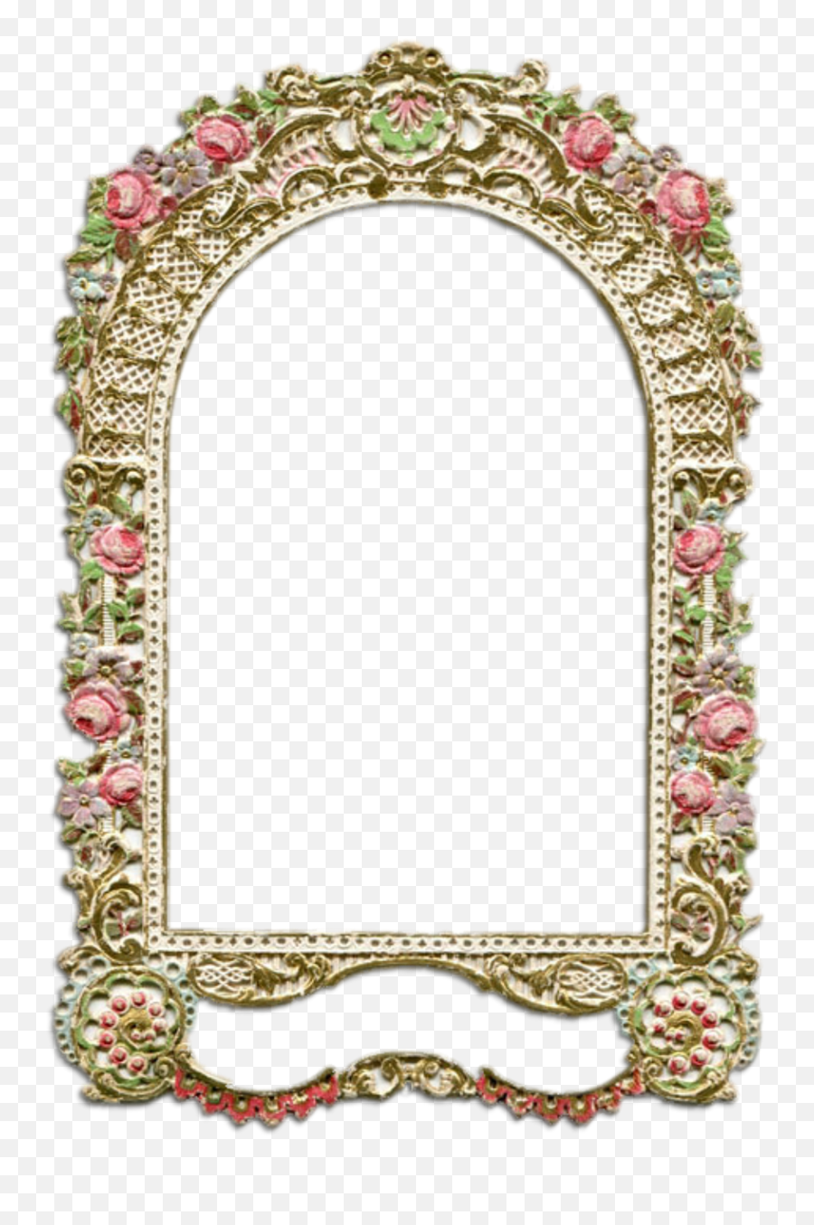 Download Ornate Vintage Frame - Am Happy With Allah As My Lord Emoji,Ornate Frame Png