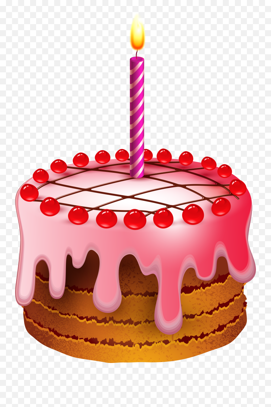 Birthday Cake Clip Art - Cake Png Download 54898000 Transparent Background Cake Clipart Png Emoji,Birthday Cake Png