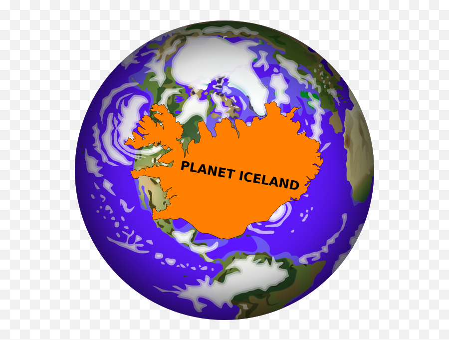 Iceland World Clip Art At Clkercom - Vector Clip Art Online Ways To Heal The World Emoji,Globe Clipart Png