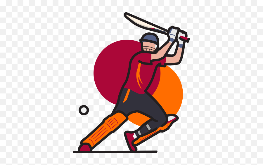 Cricket Icon 66936 - Free Icons Library Transparent Cricket Vector Png Emoji,Bat And Ball Clipart