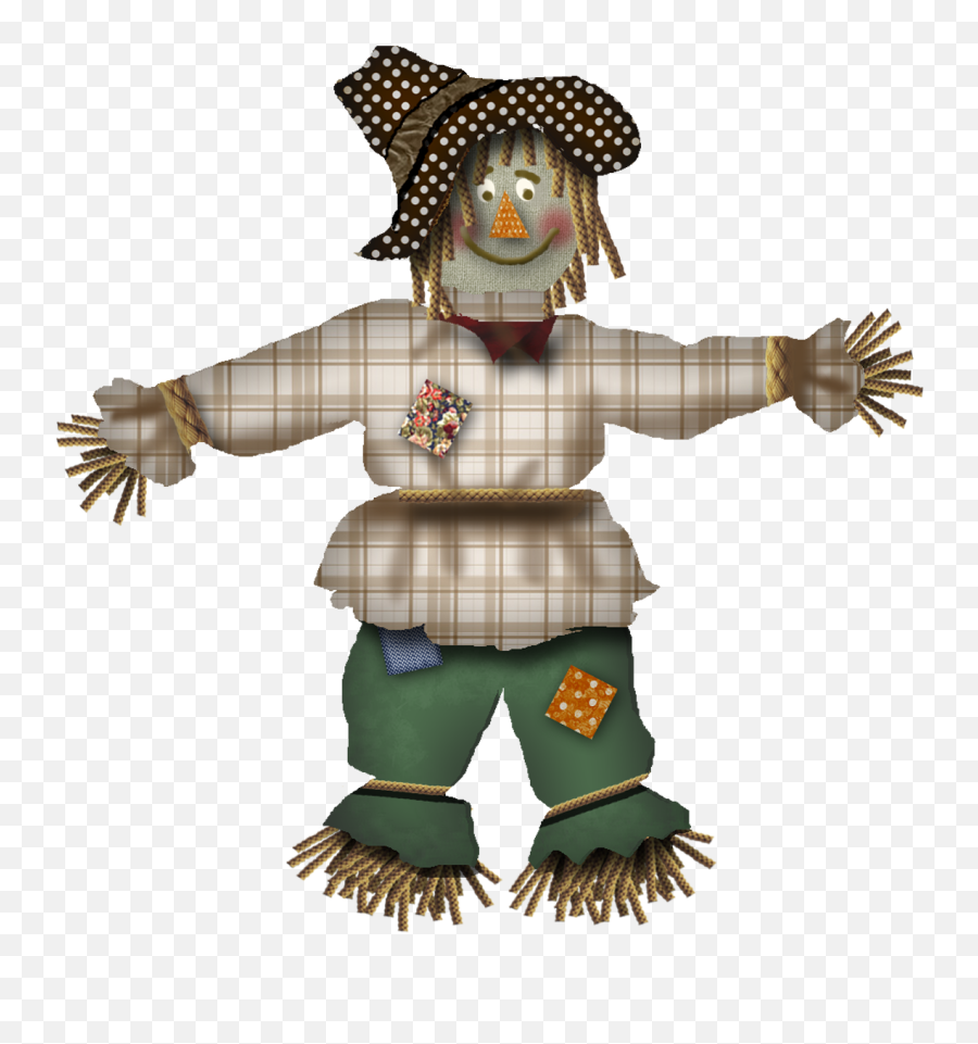Youtube Autumn Scarecrow Clip Art - Scarecrow Png Download Emoji,Scarecrow Hat Clipart