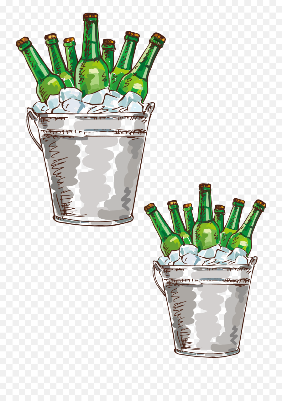 Spring Ideas Illustration Beer Bottle Emoji,Beer Bucket Png