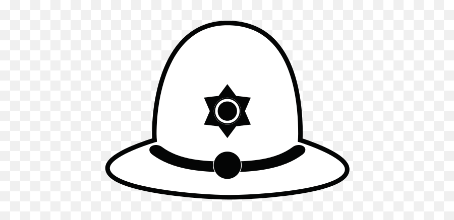 Police Officer Hat London - Police Hat Colouring Page Police Hat Coloring Page Emoji,Police Officer Clipart