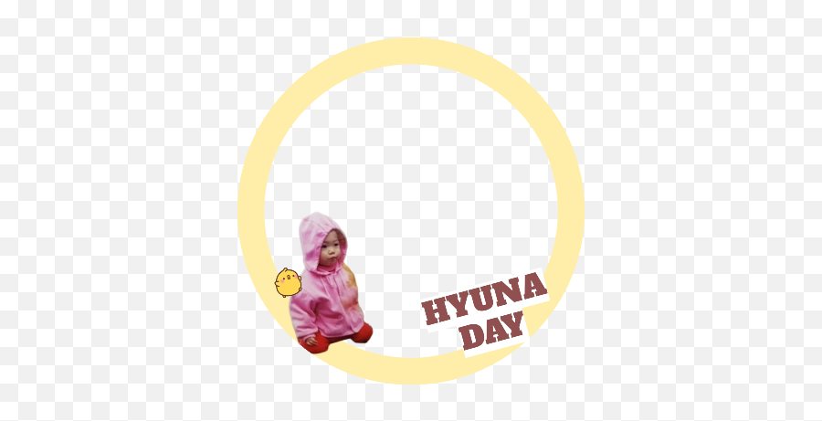 Happy Hyuna Day - Yellow Ver Support Campaign Twibbon Emoji,Hyuna Png