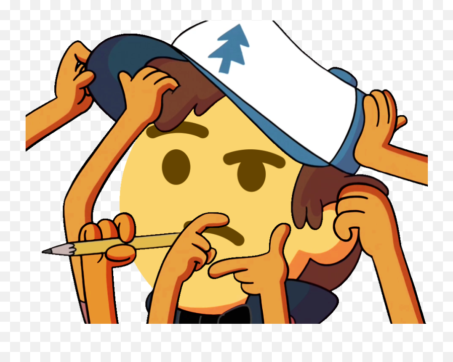 Water Emoji - Gravity Falls Emoji,Thinking Emoji Png