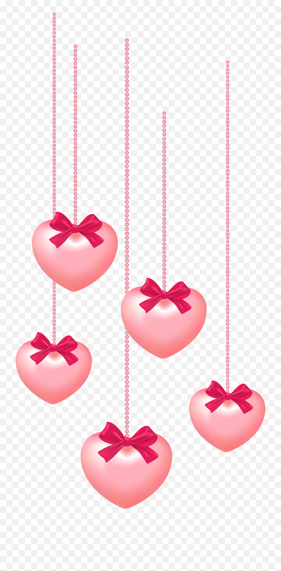 Deco Hearts Transparent Png Png - Pink Art Deco Hearts Clipart Transparent Background Emoji,Hearts Transparent