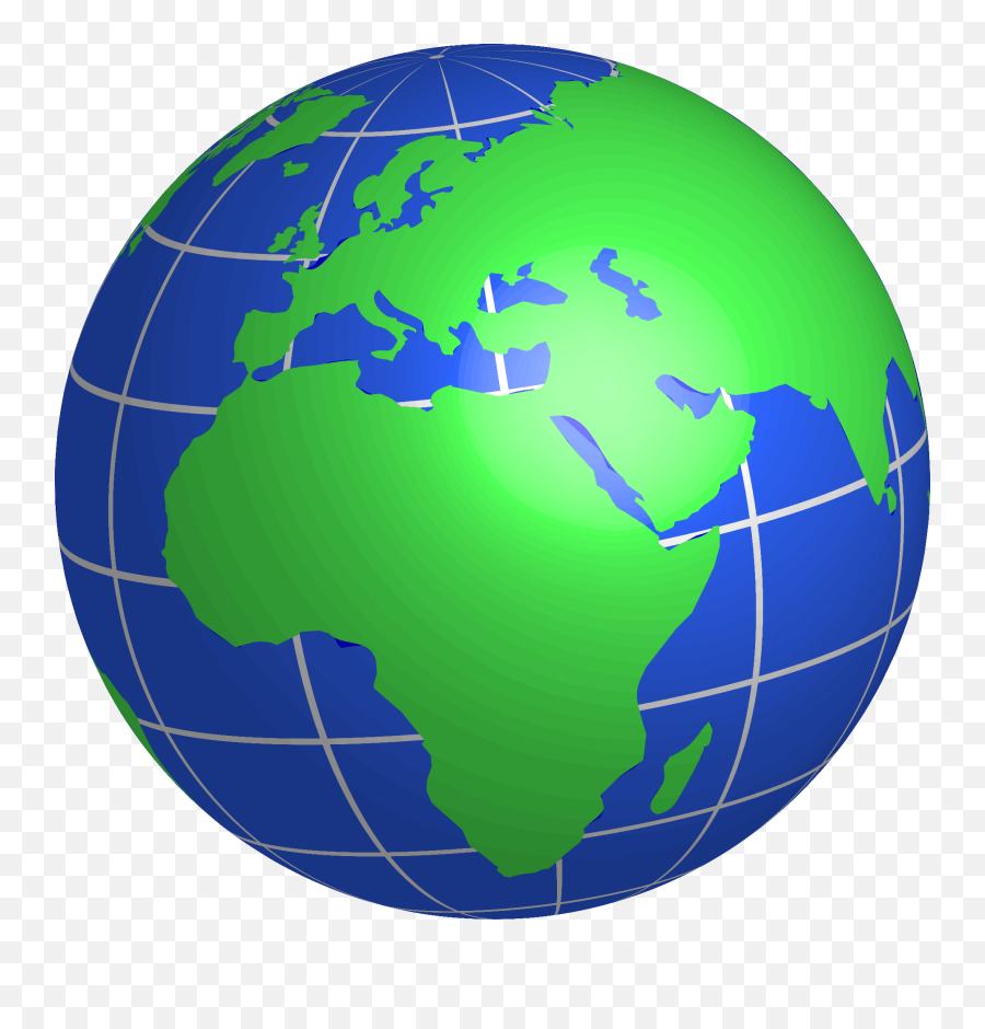Free Clip Art - Clipart Globe Earth Emoji,Globe Clipart