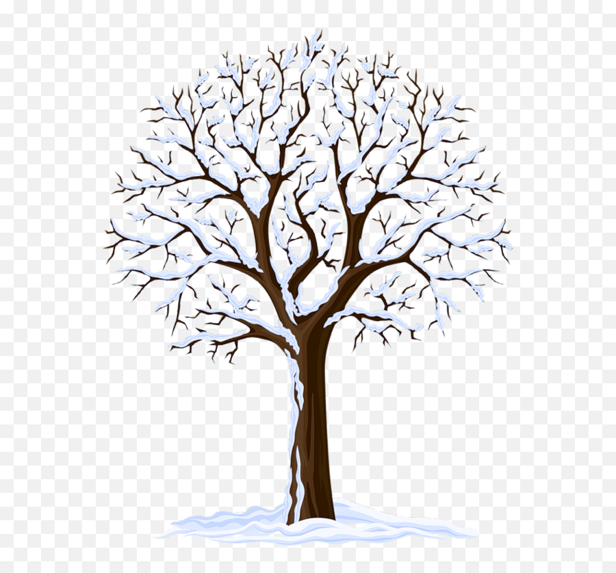 Clipart Arbre Tree Clipart Bare Tree Halloween Trees - Vector Winter Tree Png Emoji,Tree Transparent Background
