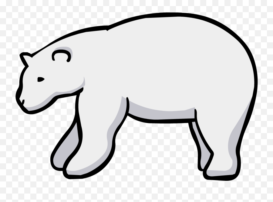 Polar Bear - Bear Polar Oso Polar Icon Png Emoji,Polar Express Clipart