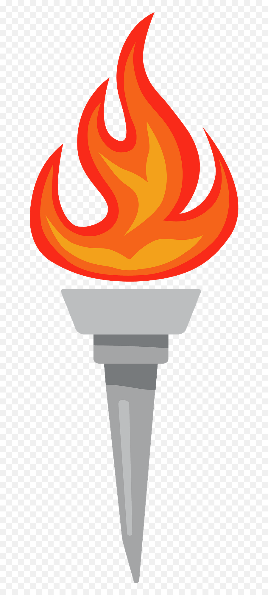 Torch Clipart - Fire In Torch Clipart Emoji,Torch Clipart