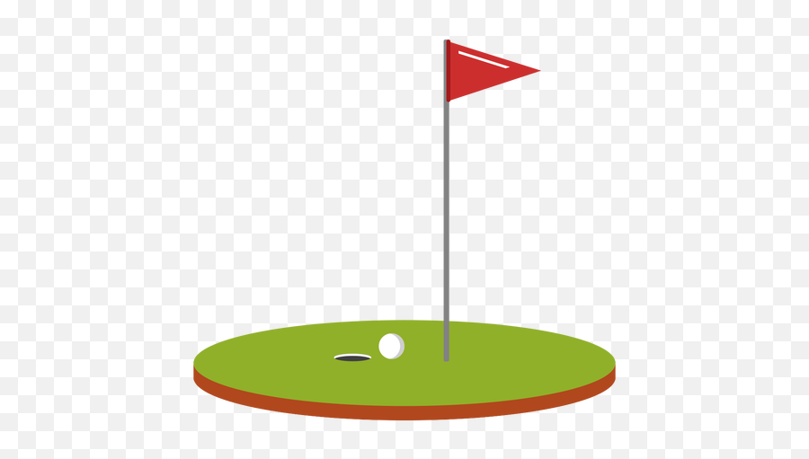 Golf Ball Flag Course Illustration - Golf Png Emoji,Golf Png