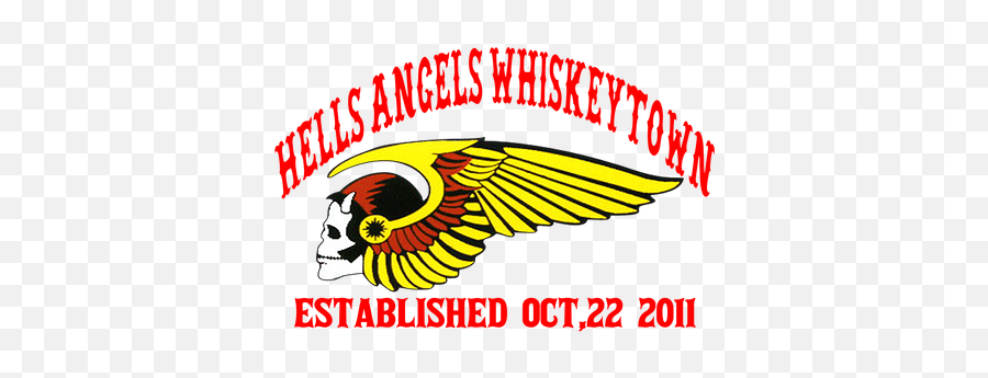 Pin - Hells Angels Whiskeytown Clubhouse Emoji,Hells Angels Logo