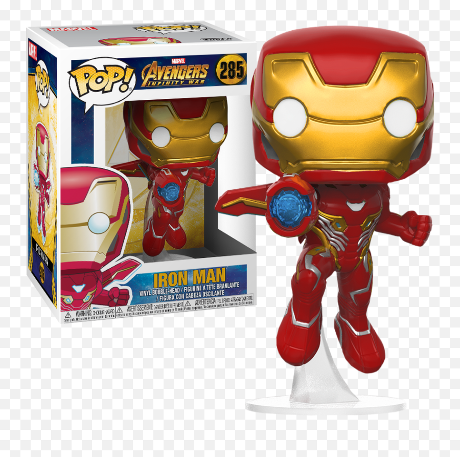 Funko Pop Marvel Avengers Infinity War Iron Man Bobblehead - Funko Pop Iron Man 285 Emoji,Avengers Infinity War Logo