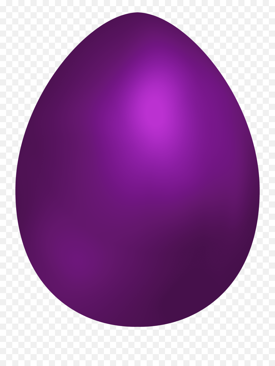 Purple Easter Egg Png Clip Art - Egg Clipart Easter Egg Free Clipart Easter Egg Emoji,Easter Egg Clipart