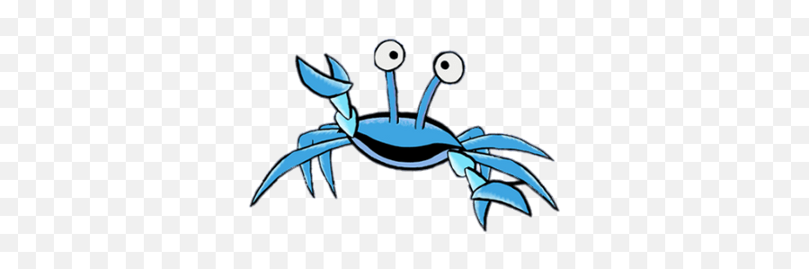 Toot Character Blue Claw The Crab Transparent Png - Stickpng Blue Crab Png Transparent Emoji,Crab Transparent Background