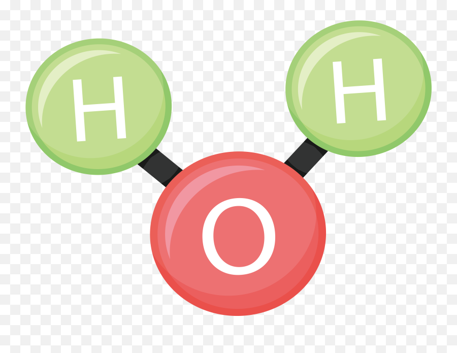 Transparent Structure Clipart - Clip Art Water Molecule Png Emoji,Water Transparent Background