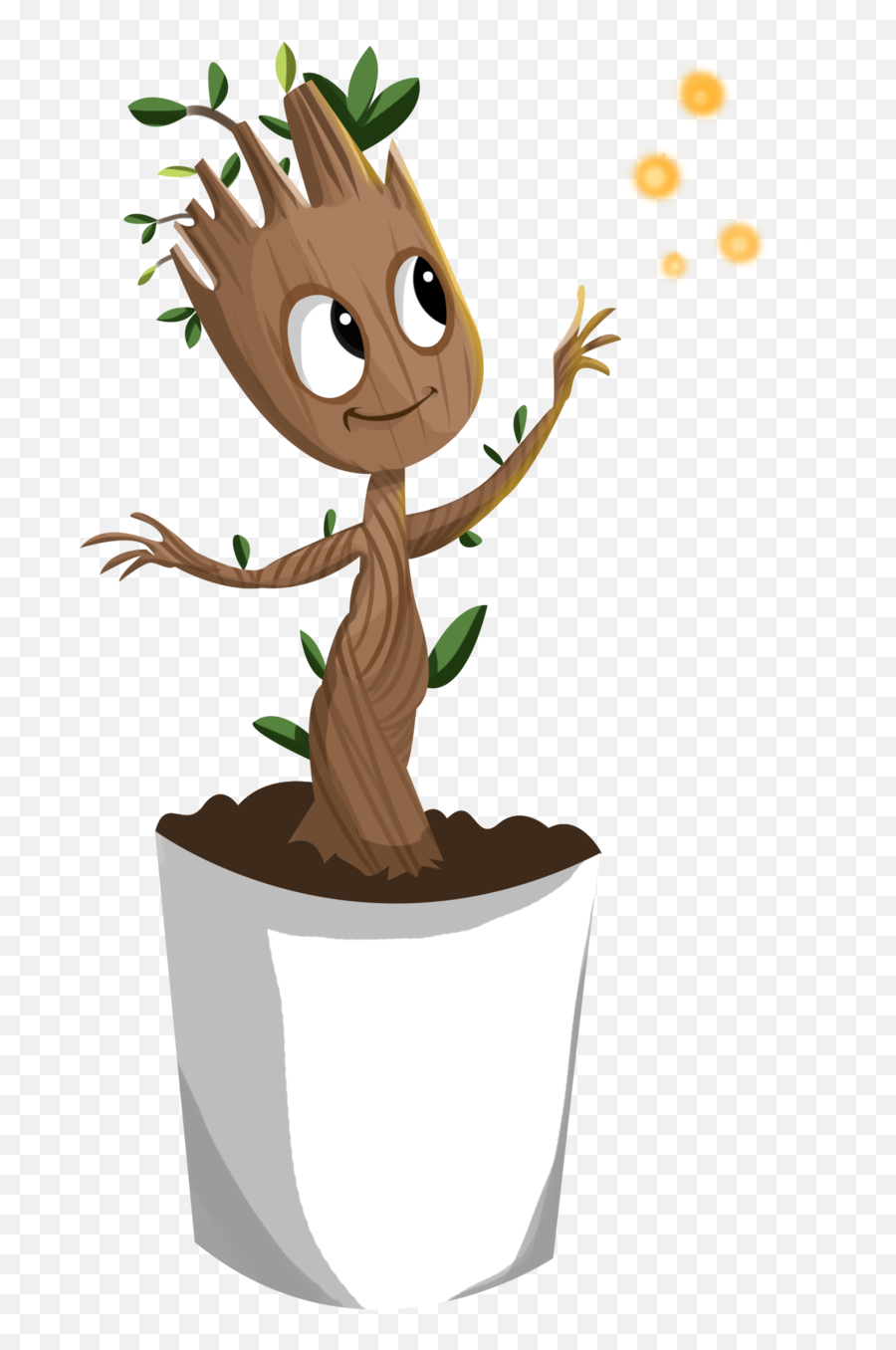 Baby Groot Clipart Hq Png Image - Baby Groot Cartoon Transparent Background Emoji,Groot Clipart
