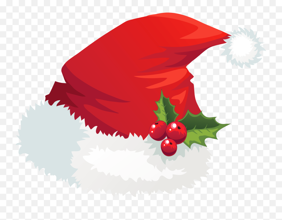 Santa Claus Hat Png - Transparent Background Santa Hat Clip Art Emoji,Santa Hat Png