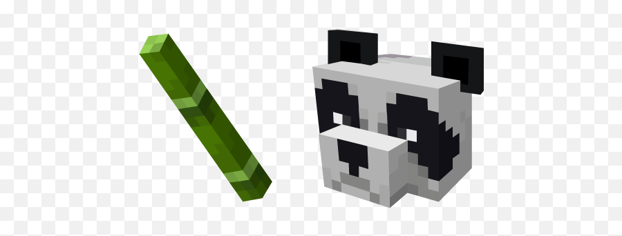 Minecraft Bamboo And Panda Cursor U2013 Custom Cursor - Minecraft Panda Emoji,Minecraft Bow Png