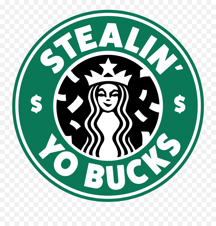 Starbucks Logo Parody - Starbucks Emoji,Starbucks Logo