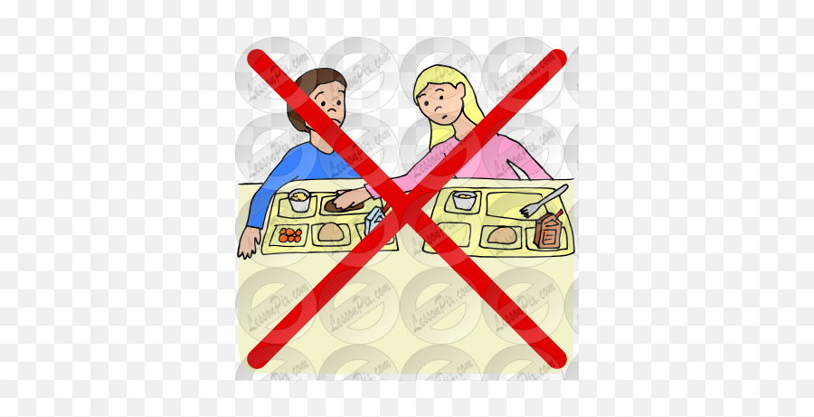 Do Not Take Food Picture For Classroom - Not Run In The Classroom Emoji,Food Clipart