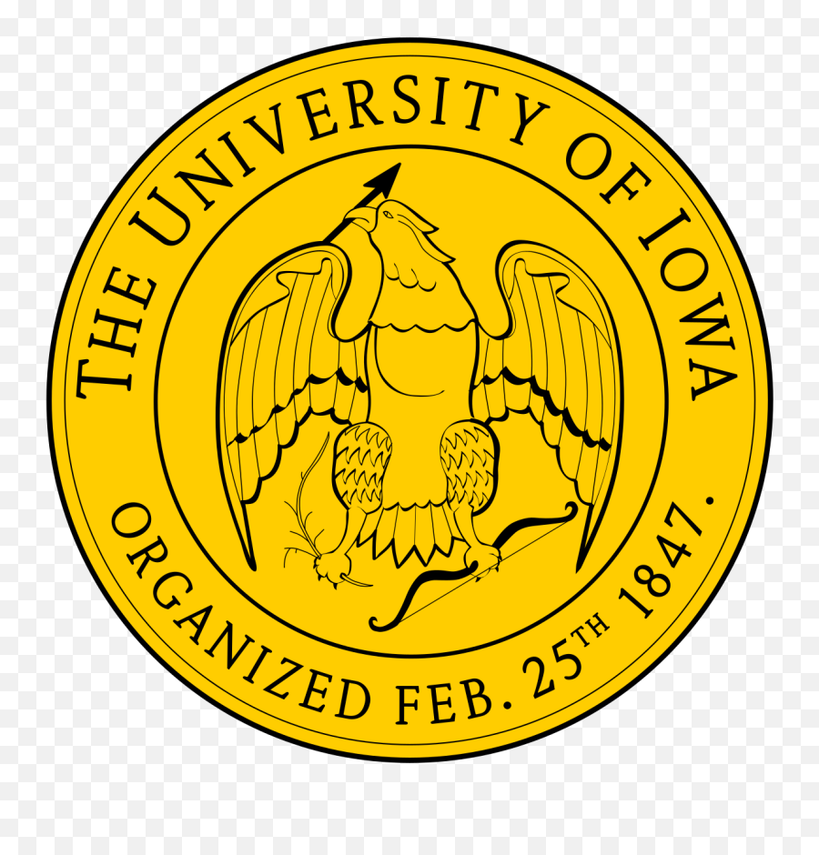 University Of Iowa - Iowa Hawkeyes University Emoji,Iowa Hawkeyes Logo
