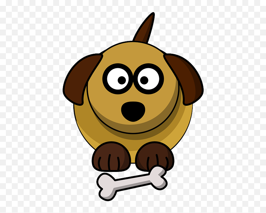Free Image On Pixabay - Dog Pet Bone Sit Brown Cartoon Emoji,Dog Bones Clipart