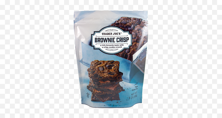 Trader Joeu0027s Brownie Crisps Eating At Joes - Trader Joes Gluten Free Brownie Crisps Emoji,Trader Joes Logo