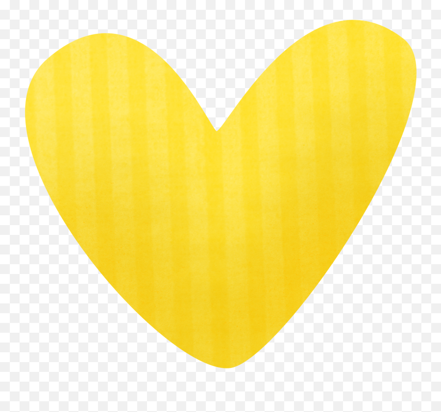 Free Yellow Heart Cliparts Download - Yellow Heart Clip Art Png Emoji,Free Heart Clipart