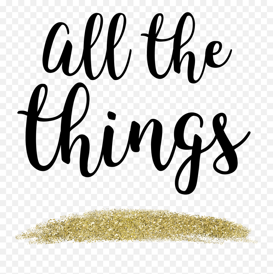 Things Gold Glitter - Portable Network Graphics Emoji,Gold Glitter Png