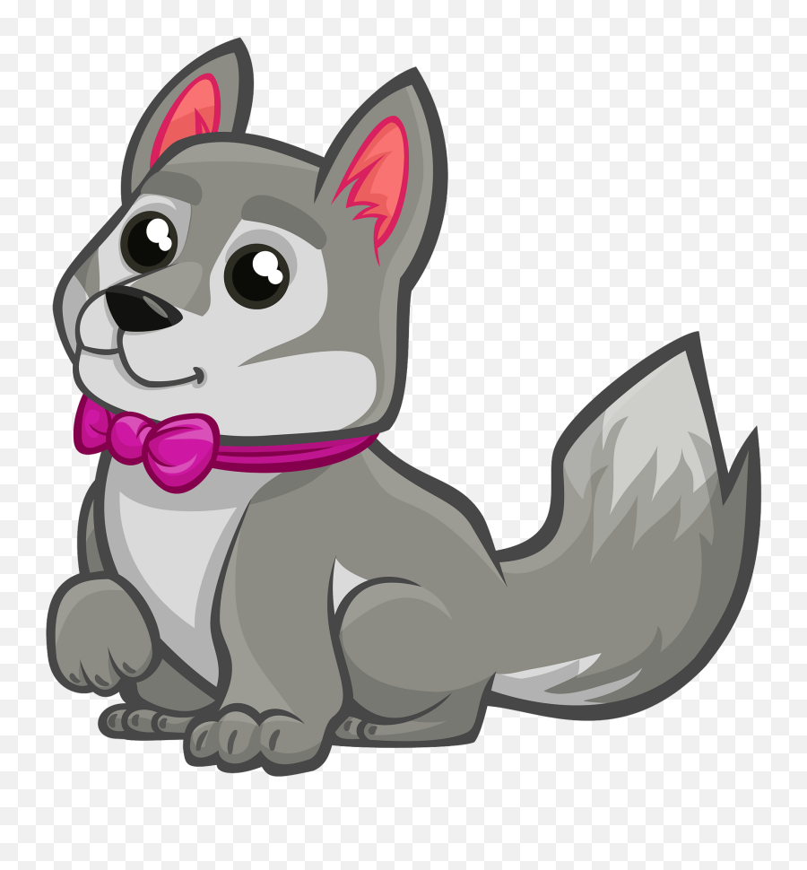 Free Cute Werewolf Cliparts Download - Cute Wolf Clipart Emoji,Werewolf Clipart