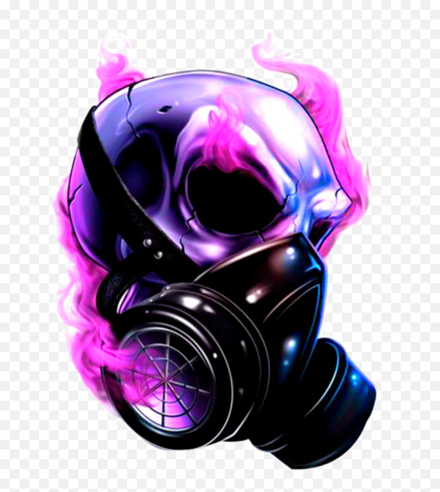 Skulls Transparent Gas Mask Clipart - Smoke Skull Gas Mask Emoji,Gas Mask Png