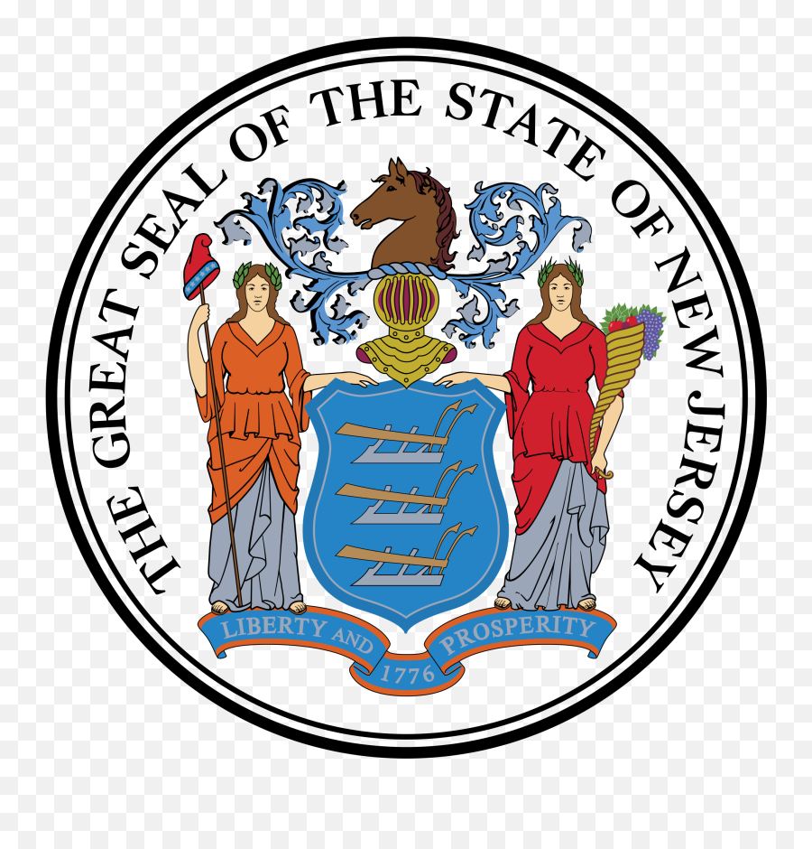 New Jersey State Seal Png U0026 Svg Vector - Freebie Supply New Jersey State Seal Emoji,Seal Png