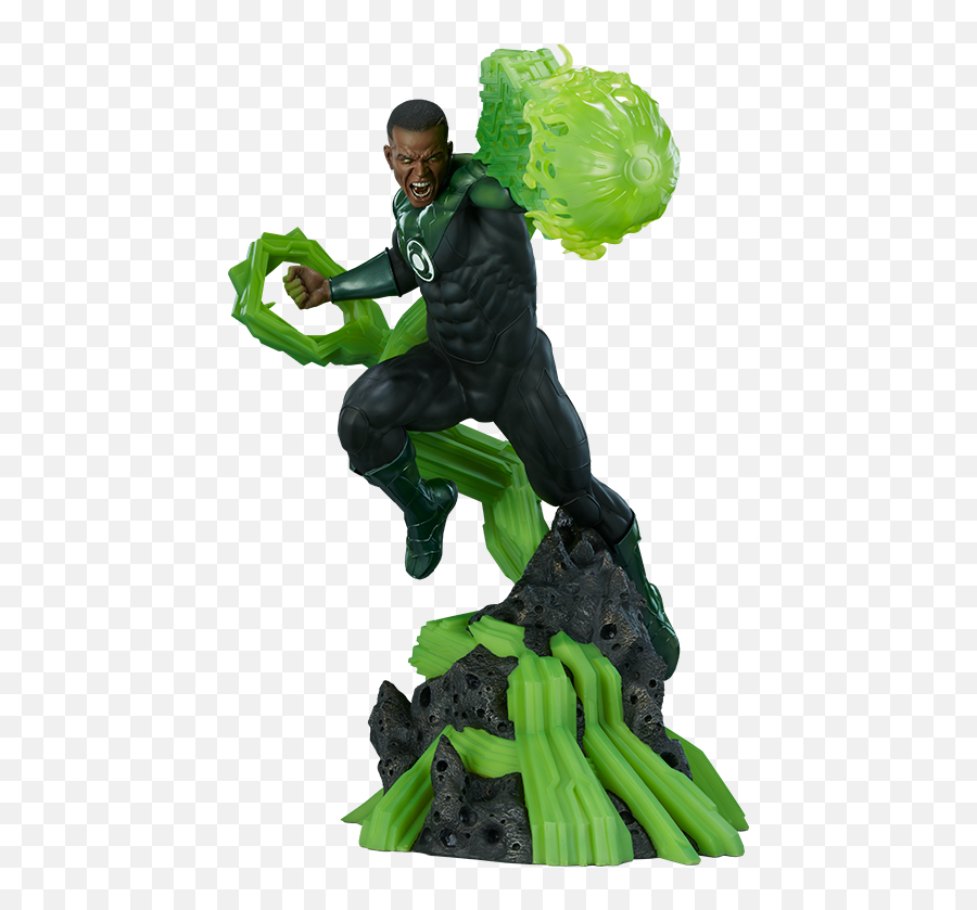 Dc Comics Green Lantern Premium Formattm Figure By Sideshow - Sideshow Green Lantern Emoji,Green Lantern Logo