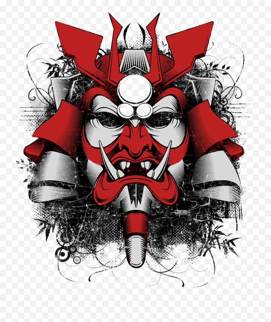 Phantom Logo - Samurai Demon Mask Emoji,Phantom Logo