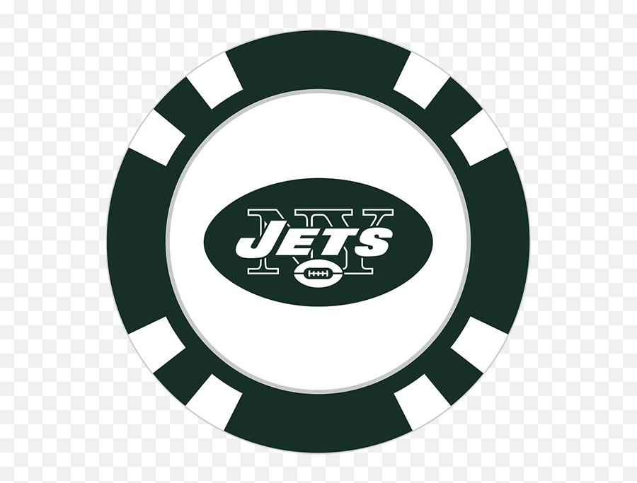 Download Graphic Black And White New York Jets Chip Ball - New York Jets Emoji,Jets Logo Png