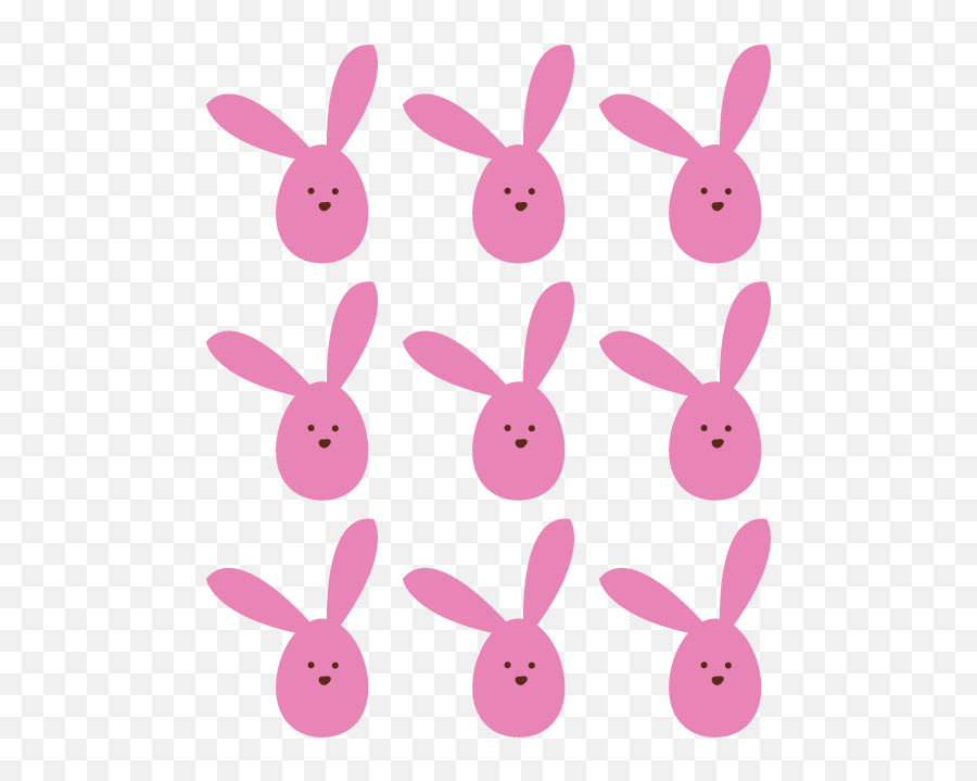 Easter Bunny Template Printable Or Emoji,Peeps Clipart
