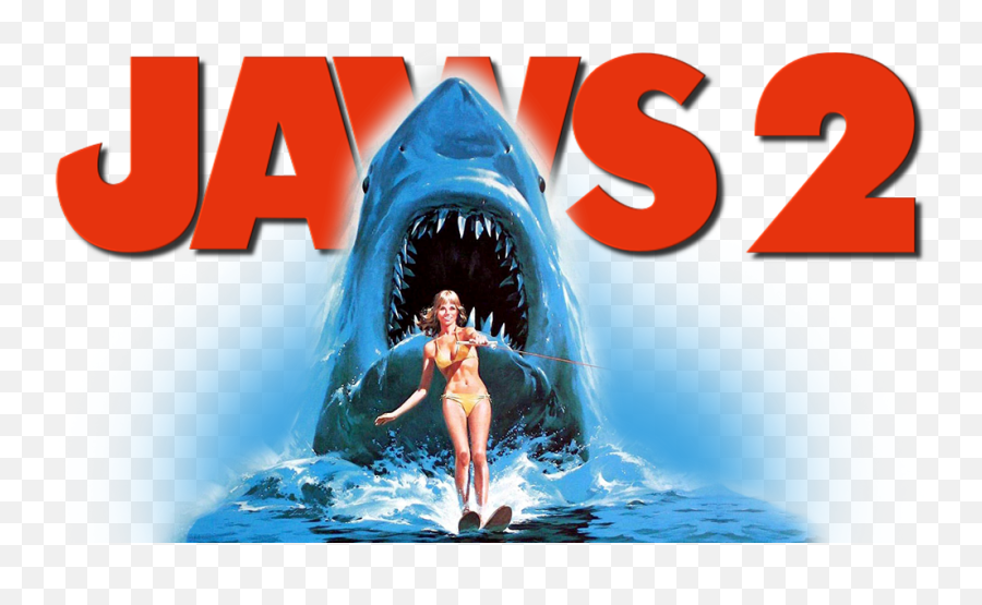 Jaws 2 - Jaws 2 Movie Poster Emoji,Jaws Logo