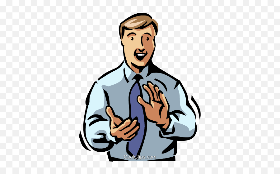 Download Businessman Clapping Royalty - Worker Emoji,Clap Clipart