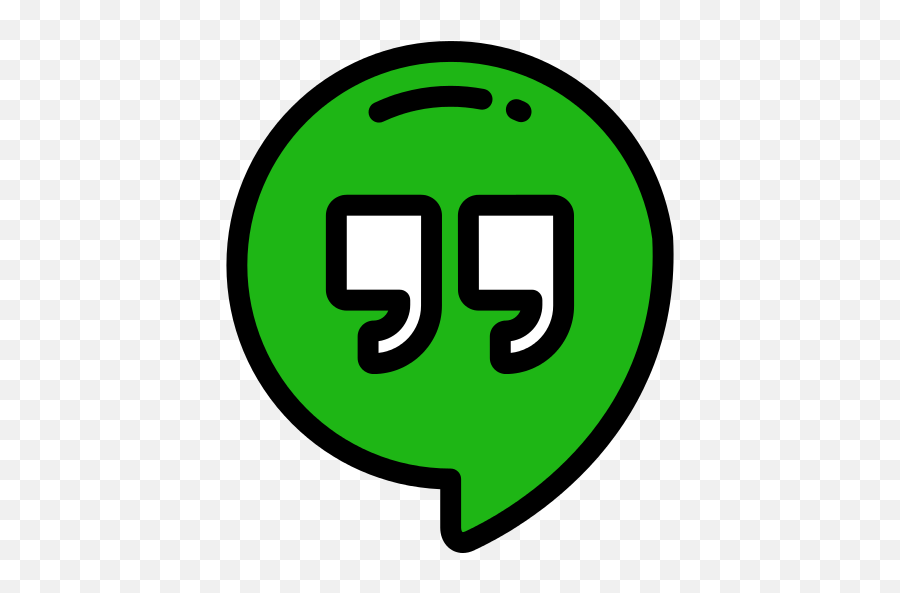 Google Hangouts Icon At Getdrawings - Dot Emoji,Google Hangouts Logo