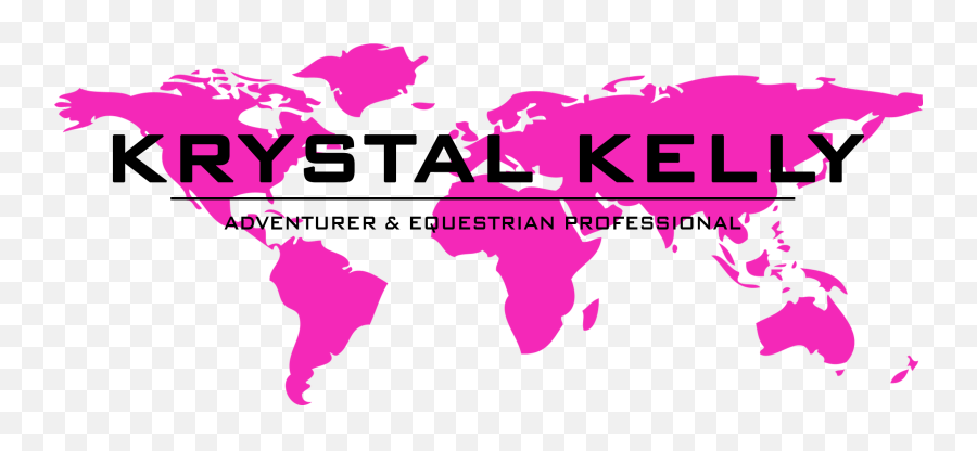Krystal Logo Png - Equestrian Adventuress U0026 Fei Ii Coach High Resolution World Map Blue Emoji,World Map Logo