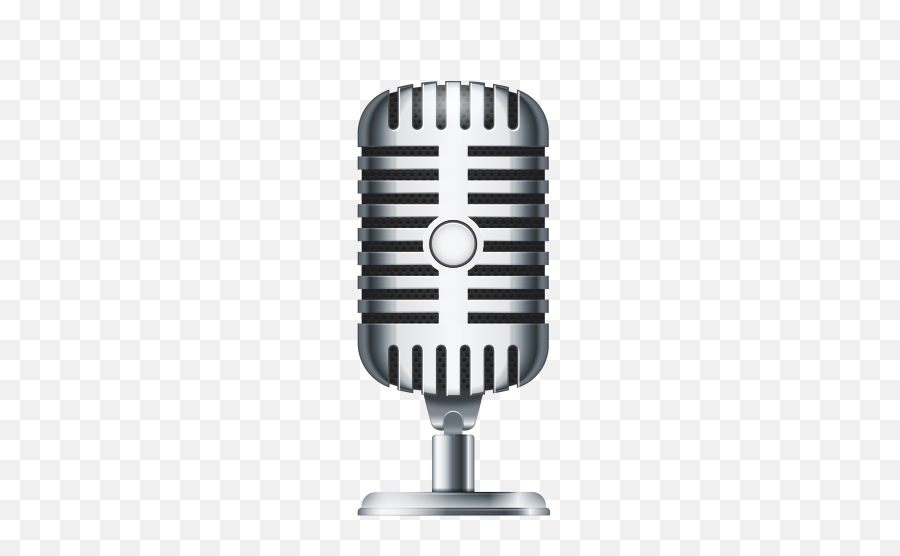 Singing Mike Png File Png Image With No - Podcast Microphone Emoji,Vintage Microphone Png