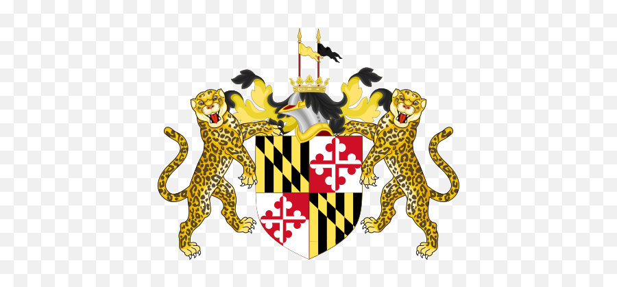 Flag Of Maryland - Cecil Calvert Coat Of Arms Emoji,Maryland Flag Png