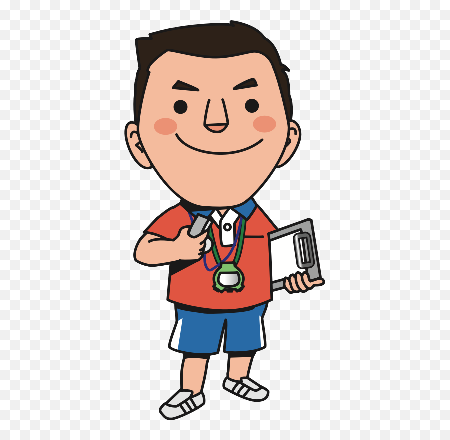 Openclipart - Gym Teacher Male Clipart Emoji,Gym Clipart