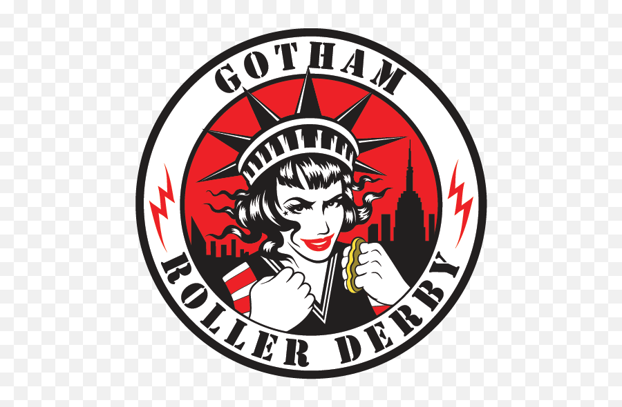 Gotham Roller Derby Emoji,Red Stars Logo